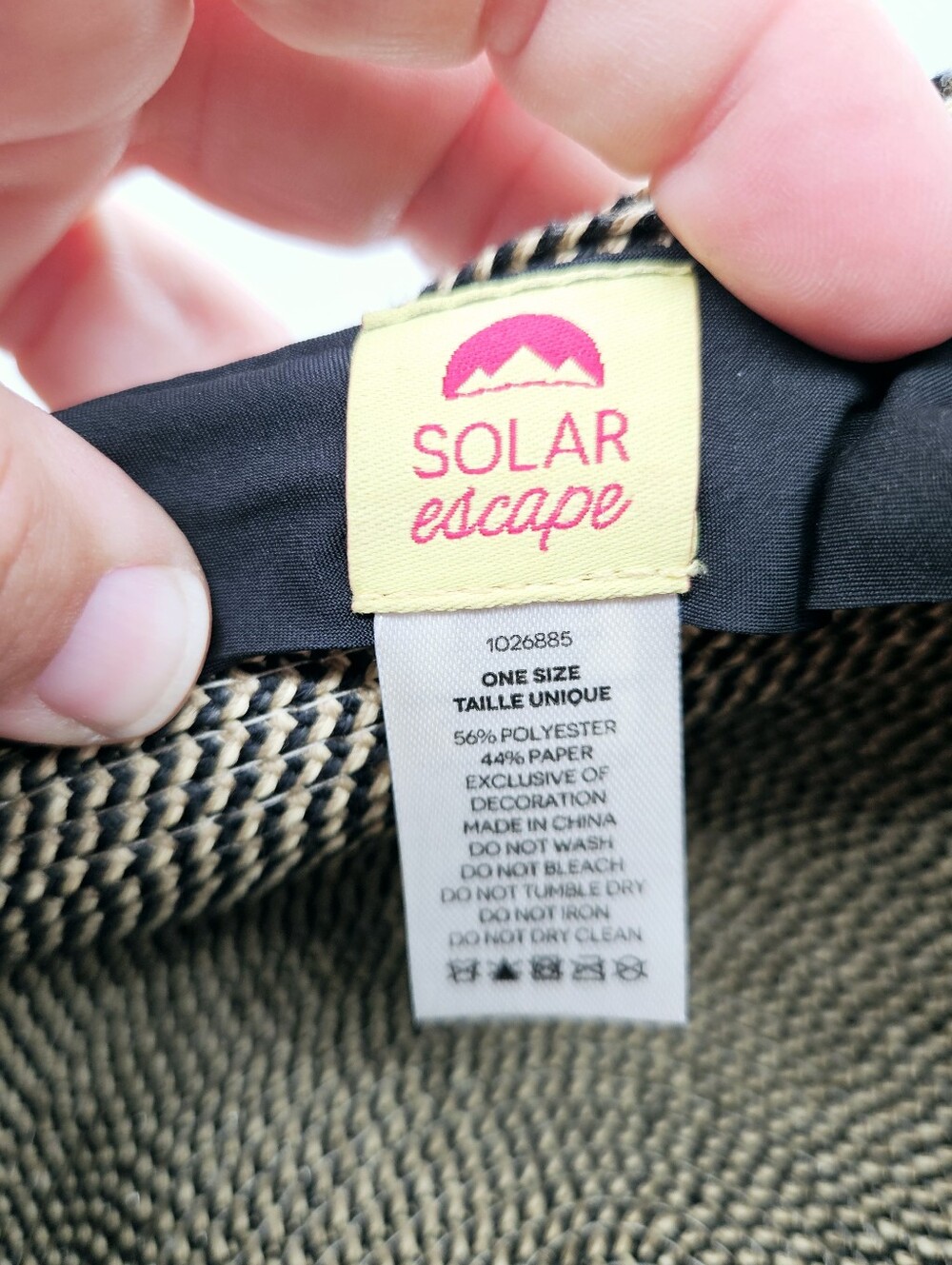 SOLAR ESCAPE | woven wide brim sun hat - Picture 6 of 7